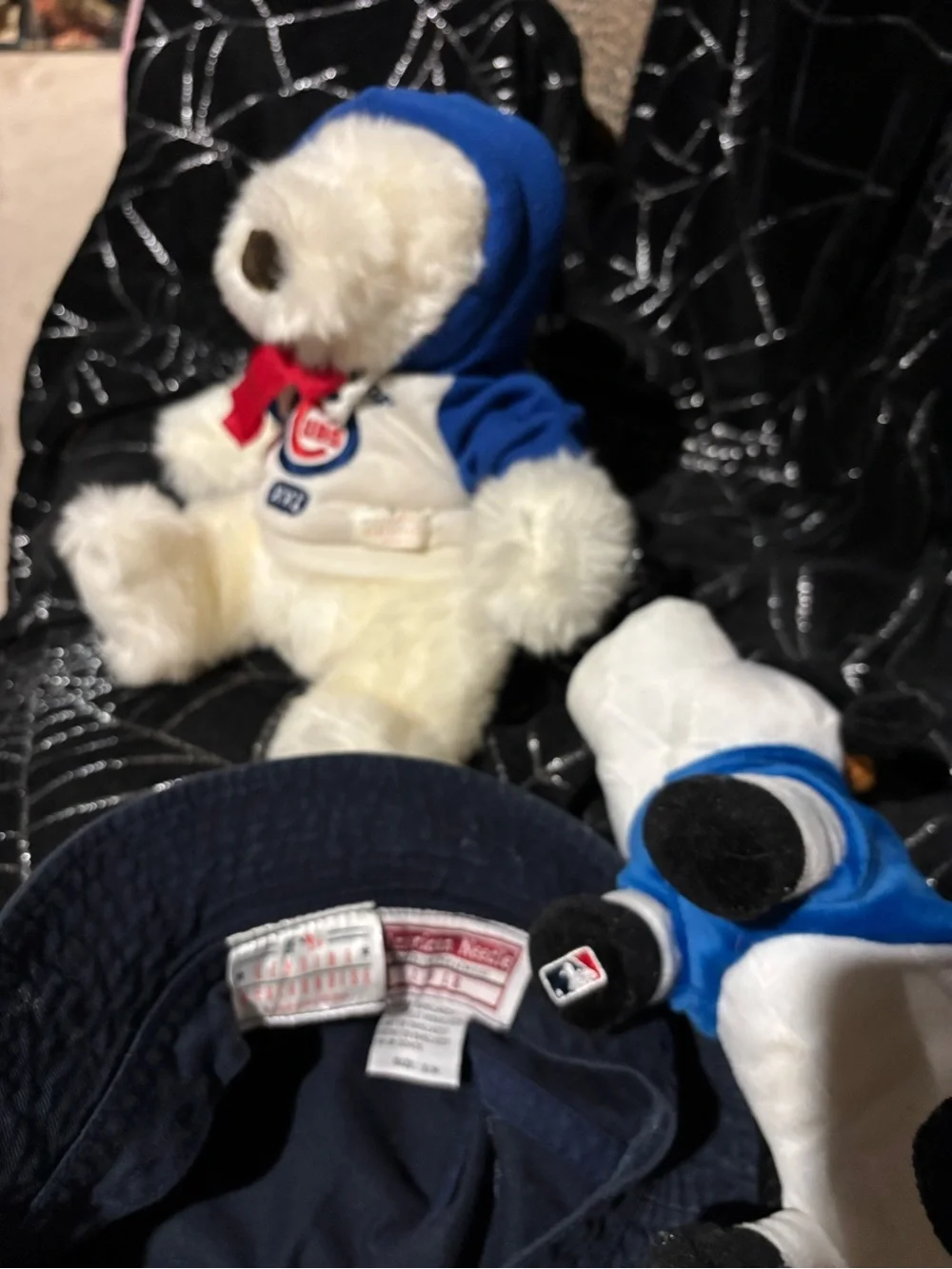 Mitchell & Ness Chicago Cubs Plush Bear & Cow Set - Blue/White/Black